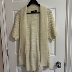 Forever 21 knit white cardigan